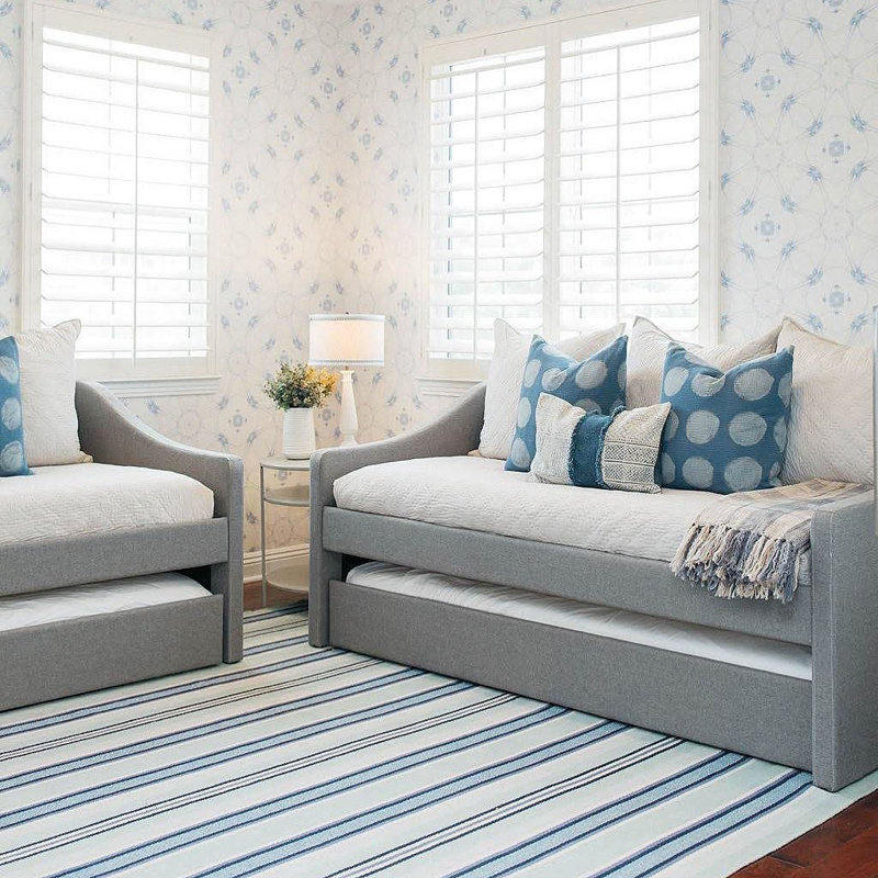 Dash and Albert Rugs Niels Flatweave Area Rug in Navy & Reviews Perigold